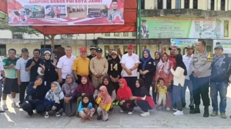 Kampung Donor Darah di Eka Jaya Kota Jambi