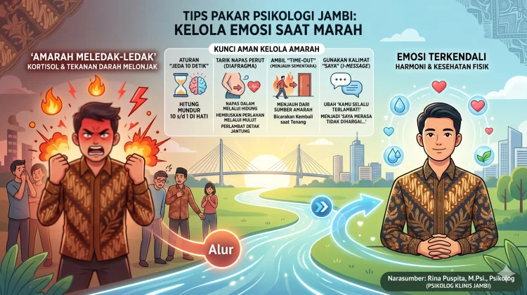 Pakar Psikologi Jambi Ungkap Cara Tepat Kelola Emosi