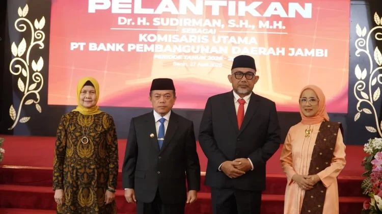 Lantik Komisaris Utama Bank Jambi, Gubernur Minta Pembenahan