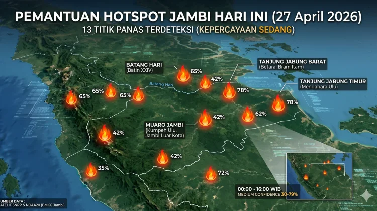 BMKG Pantau Empat Titik Panas di Aceh