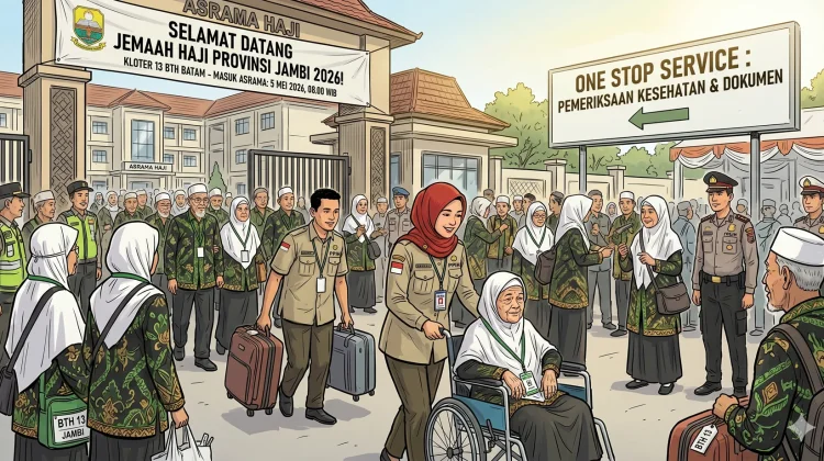 Jadwal Jemaah Haji Jambi Masuk Asrama, Mulai 5 Mei 2026