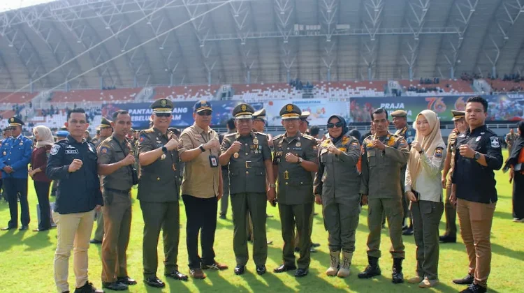 Wagub Jambi Hadiri HUT Satpol PP,Damkar dan Satlinmas di Palembang