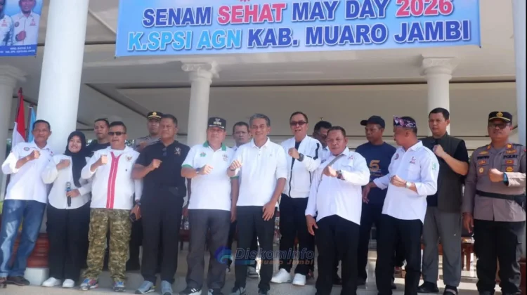 Semarak May Day 2026 K.SPSI Gelar Senam Sehat Bersama