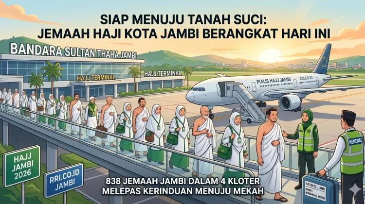 Persiapan Rampung, 838 Jemaah Haji Asal Kota Jambi Siap ke Tanah Suci