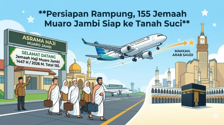155 Jemaah Muaro Jambi Siap ke Tanah Suci