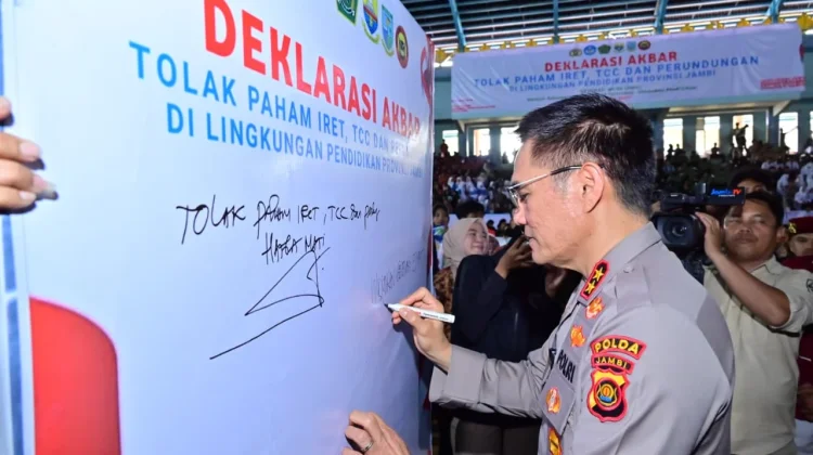Polda Jambi Bersama Pemprov Gelar Sosialisasi Akbar Cegah Radikalisme dan Terori