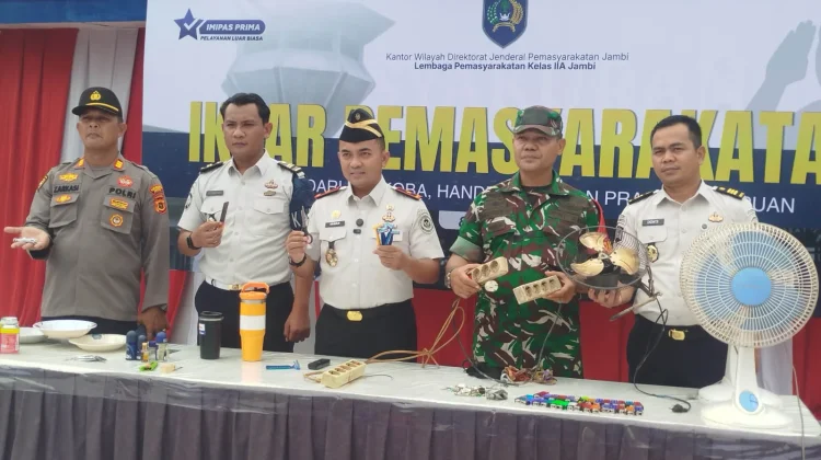 Lapas di Jambi Tegaskan Komitmen Zero Handphone Ilegal dan Narkoba
