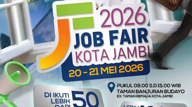 Tekan Angka Pengangguran, Job Fair Kota Jambi 2026 Dibuka