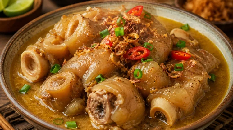Fakta Unik Tunjang Kaki Sapi Kuliner Gurih