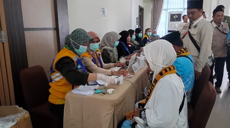 247 JCH Kloter 22 Kerinci Tiba di Asrama Haji Jambi, Jalani Layanan Terpadu