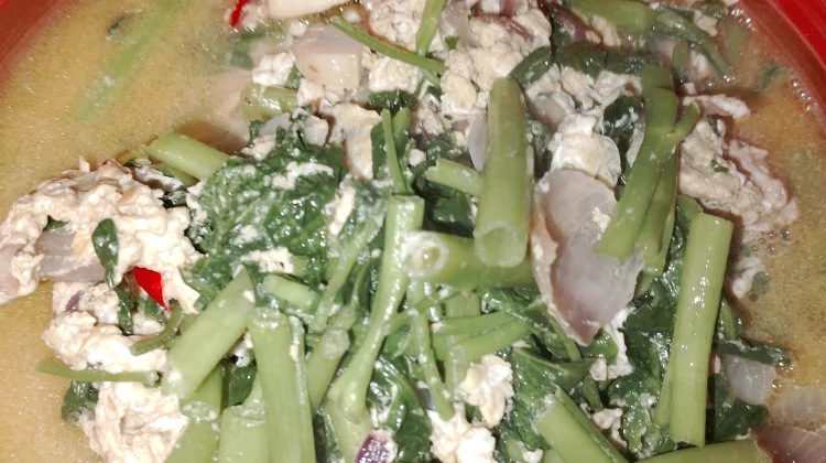 Telur Orek Tumis Kangkung