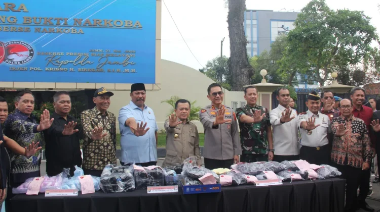 Pemusnahan Barang Bukti Narkoba Wujud Perang Melawan Narkotika