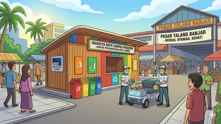 Resmi Ditutup, Eks TPS Pasar Talang Banjar Bakal Jadi Depo Sampah Modern Jambi