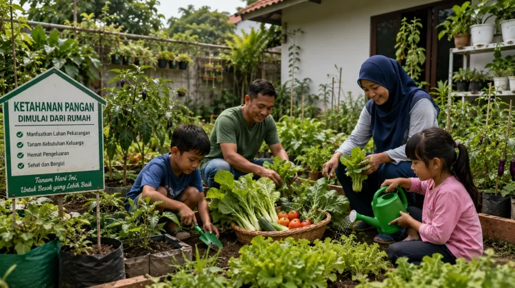 Pekarangan Rumah Berpotensi Menjadi Sumber Pangan dan Sarana Edukasi Anak