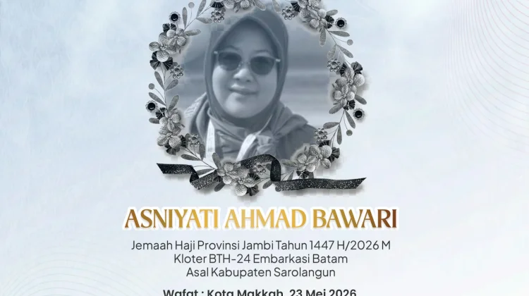 Jemaah Haji Kloter BTH 24 Asal Sarolangun Wafat di Makkah
