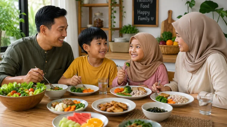 Pola Makan Orang Tua Pengaruhi Kesehatan Anak