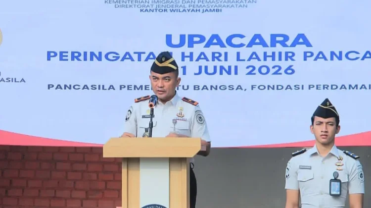 Peringati Hari Lahir Pancasila, Ditjenpas Jambi Teguhkan Semangat Kebangsaan