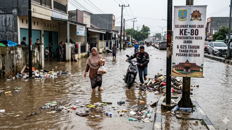 HUT Kota Jambi Ke-80 Jadi Momen Refleksi Selesaikan Banjir dan Sampah