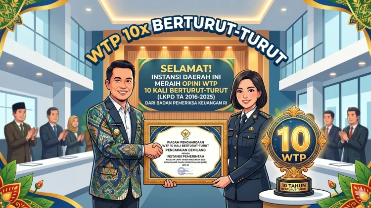 Pemkab Muaro Jambi Raih Opini WTP ke-10 Secara Berturut-turut dari BPK