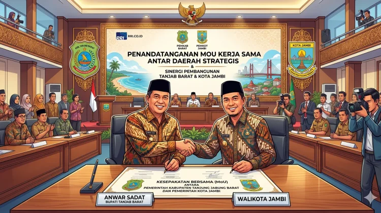 Sinergi Pembangunan, Tanjab Barat-Kota Jambi Sepakati Kerja Sama Strategis