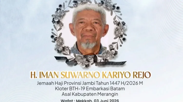 Iman Suwarno Jemaah Haji Asal Merangin Wafat akibat Serangan Jantung