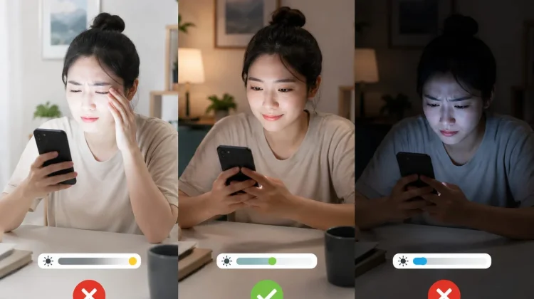 Baik untuk Mata Layar Terang atau Terlalu Gelap