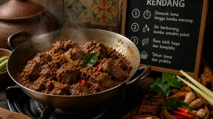 Rendang Semakin Enak setelah Dipanaskan Berulang Kali