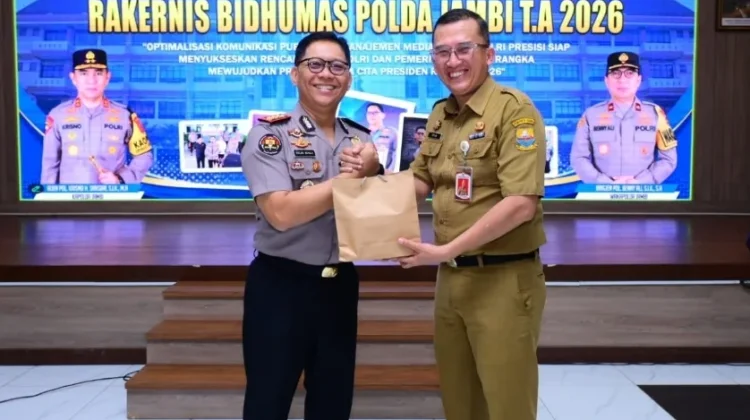 Rakernis Humas Polda Jambi: Kadis Kominfo Soroti Peluang, Ancaman AI di Era Digital
