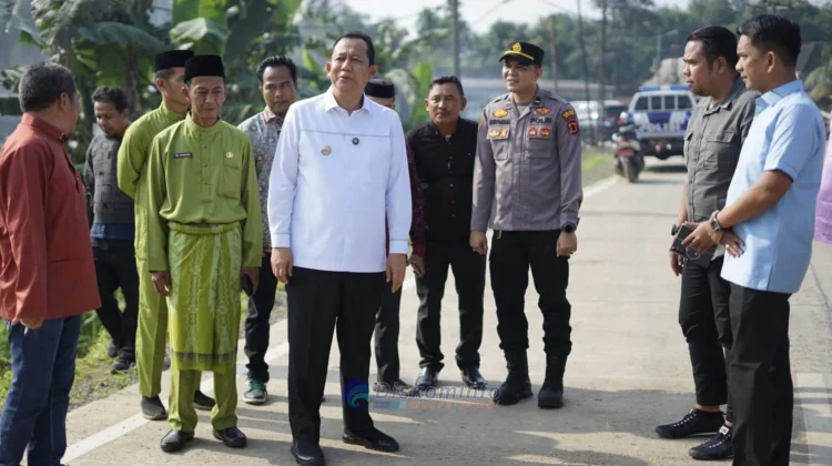 Bupati Muaro Jambi Tinjau Titik Kemacetan Talang Duku dan Progres Jalan IJD