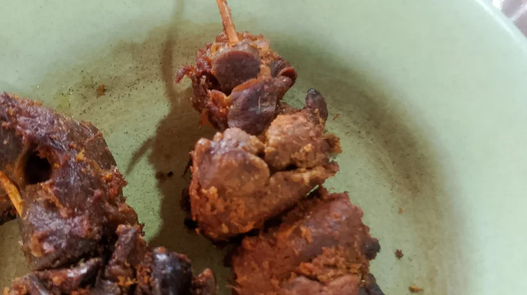 Sate Hati Ampela Ayam Bumbu