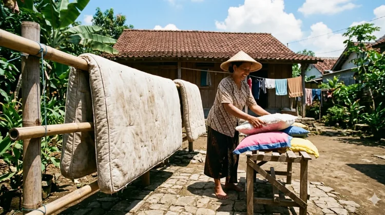Fakta Penting Menjemur Kasur dan Bantal