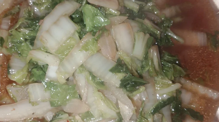 Tumis Sawi Putih yang Praktis