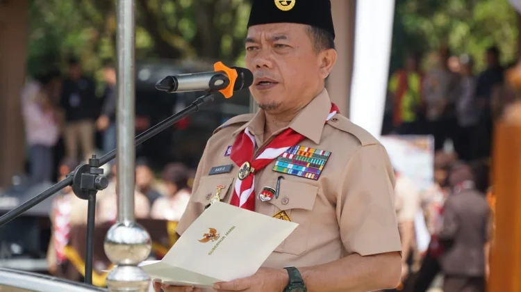 Buka Jambore Daerah Pramuka Jambi, Gubernur : Sebagai Wadah Mengasah Wawasan