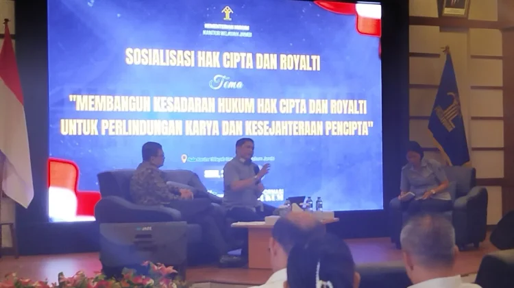 Kanwil Kemenkum Jambi Sosialisasikan Hak Cipta dan Royalti