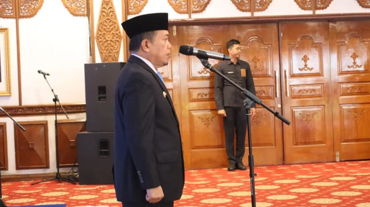 Kukuhkan Pejabat BPKP, Gubernur Pertegas Komitmen Bersama Kawal Keuangan Daerah