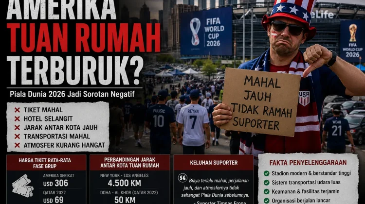 Amerika Layak Disebut Tuan Rumah Piala Dunia Terburuk?