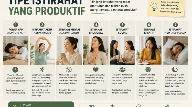 Bukan Cuma Tidur, ada 7 Tips Istirahat yang Bikin Tubuh Lebih Produktif