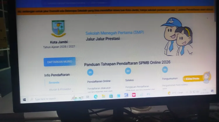 Menjelang Hari Terakhir Pendaftaran, SPMB SMP Kota Jambi Berjalan Lancar