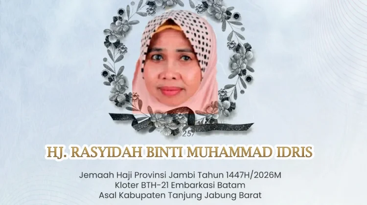 Rasyidah Jemaah Haji Asal Tanjabbar Meninggal akibat Serangan Stroke