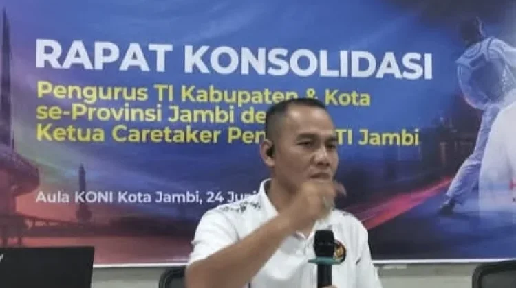 Taekwondo Jambi Kumpulkan Pengurus Kabupaten Kota Persiapan Musprovlub