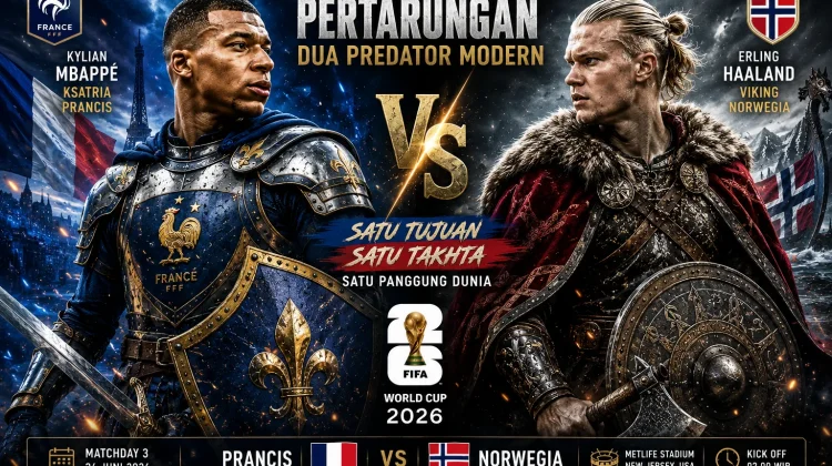 Prancis vs Norwegia Berjalan Antiklimaks, Les Bleus Tegaskan Status Favorit