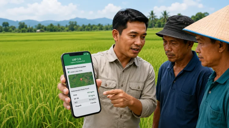 LKP 2.0 Bantu Petani Tentukan Dosis Pupuk Presisi