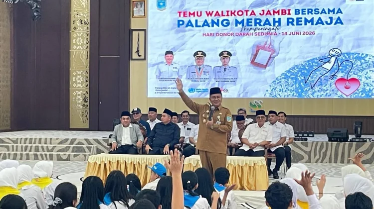 Pemkot Jambi Dukung Kiprah PMI Peringatan Hari Donor Darah Internasional