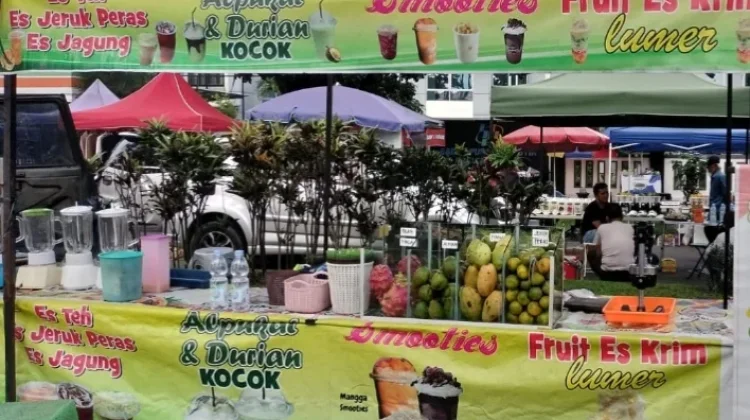 Semarak CFD bersama UMKM  dengan Aneka Minuman Segar