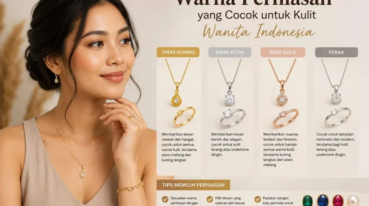 Warna Perhiasan yang Cocok untuk Kulit Wanita Indonesia