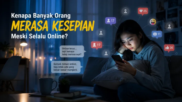 Banyak Teman Online akan tetapi Merasa Sepi