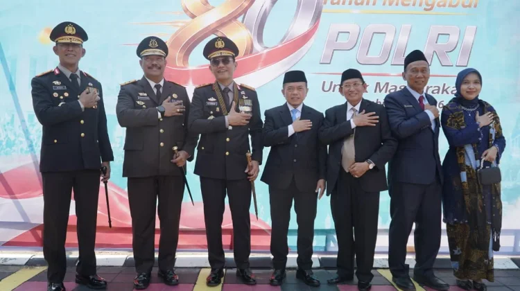 Al Haris Hadiri Upacara Hari Bhayangkara ke-80, Apresiasi Pengabdian Polri
