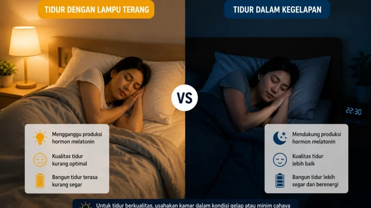 Tim Tidur Gelap atau Lampu Nyala? ternyata Ada yang Lebih Sehat