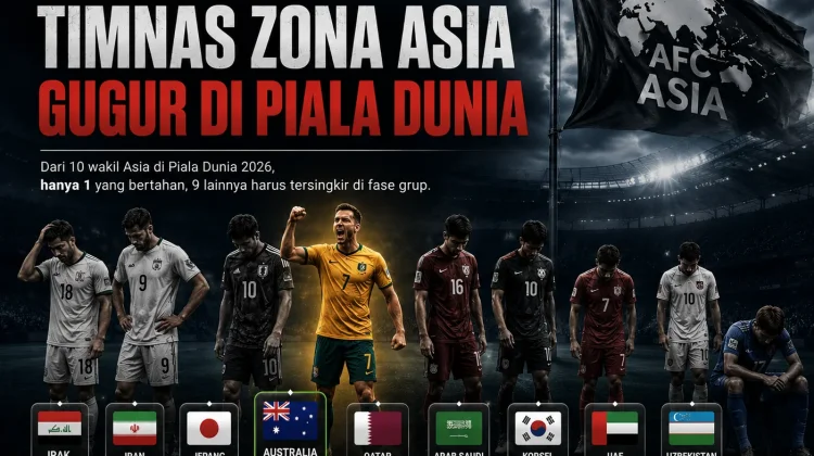 9 Dari 10 Tim Zona Asia "Dipulangkan" Lebih Awal