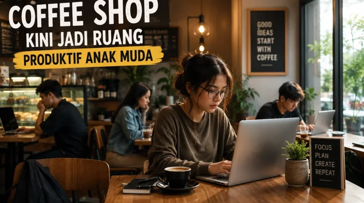 Coffee Shop Kini Jadi Ruang Produktif Anak Muda